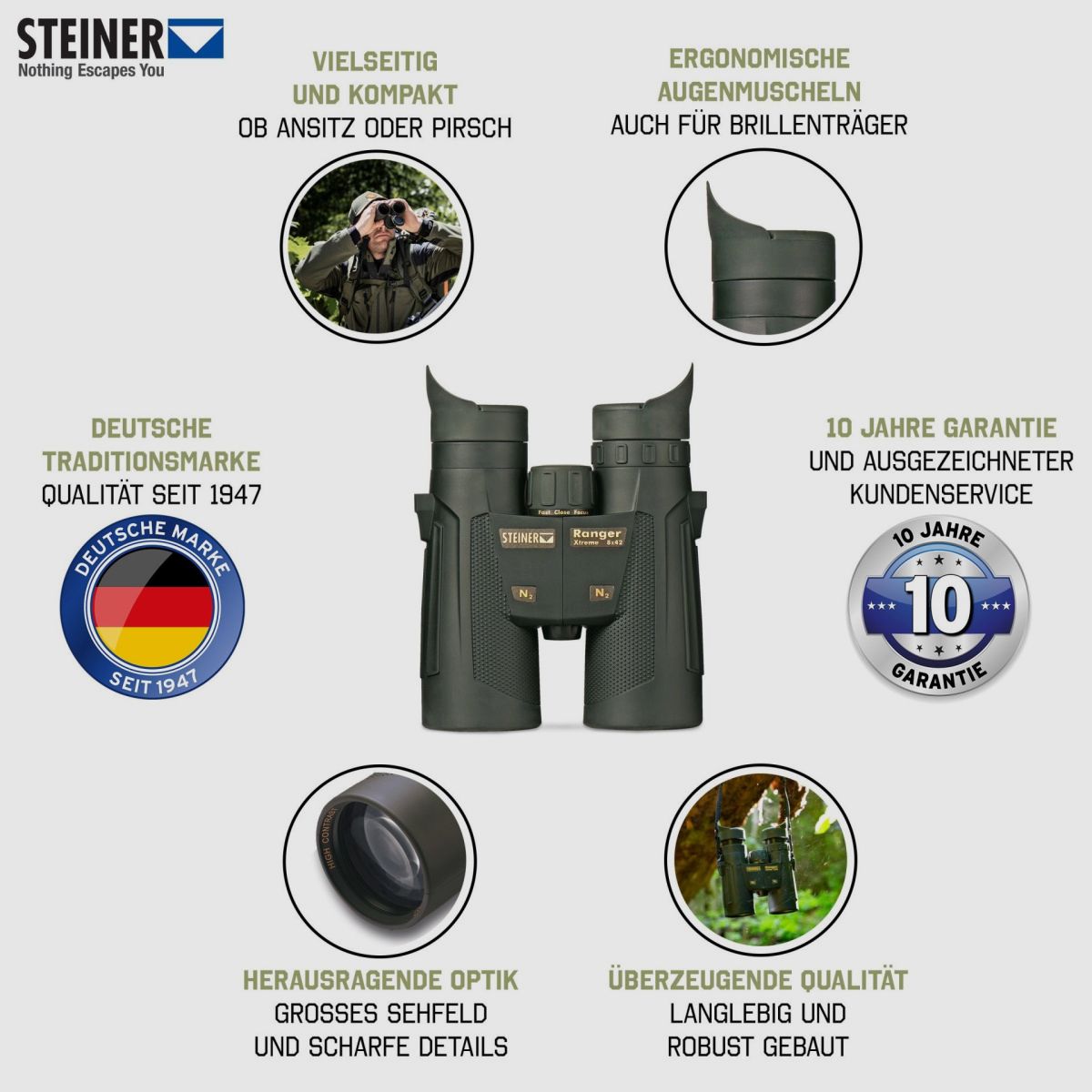 STEINER Verrekijker RANGER Xtreme 8x42