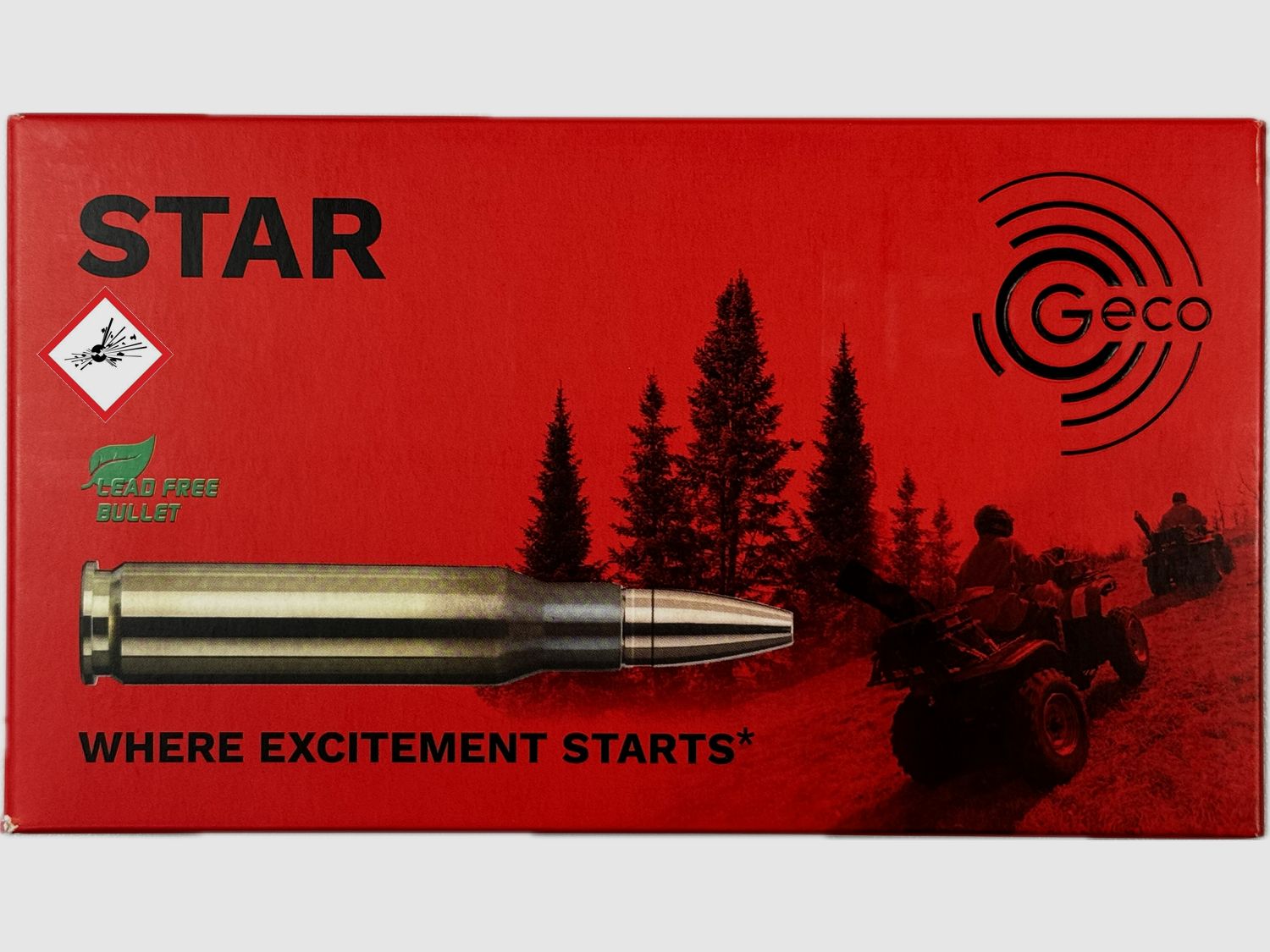 Geco Star Jagdpatrone Kal. .308 Win 10,7g 165grs