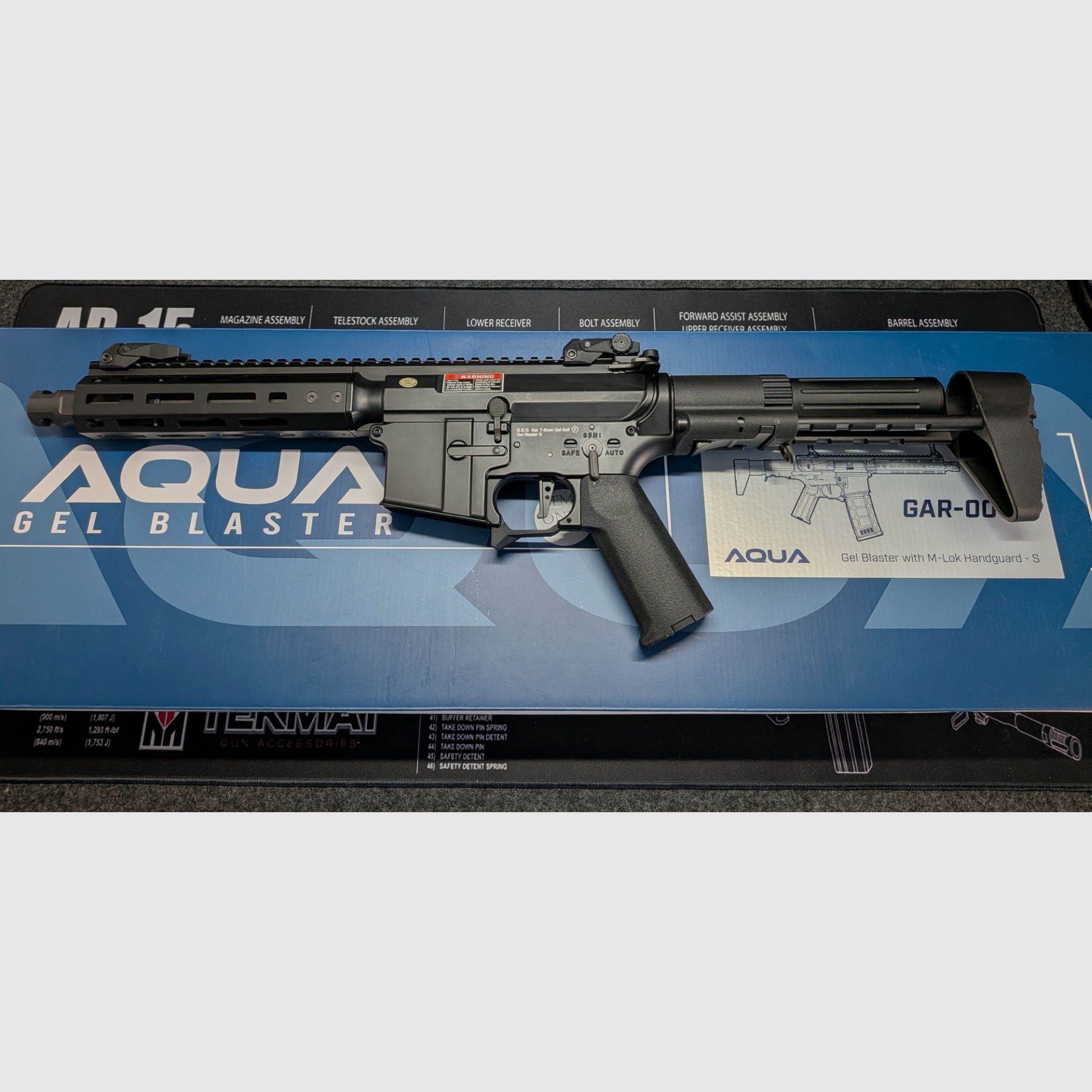 ARES AQUA M-Lok S 8mm Gel-BB (GAR001-E)