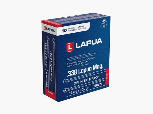 .338 Lapua Magnum Lapua OTM Scenar GB528 300gr/19,4g (4318013)