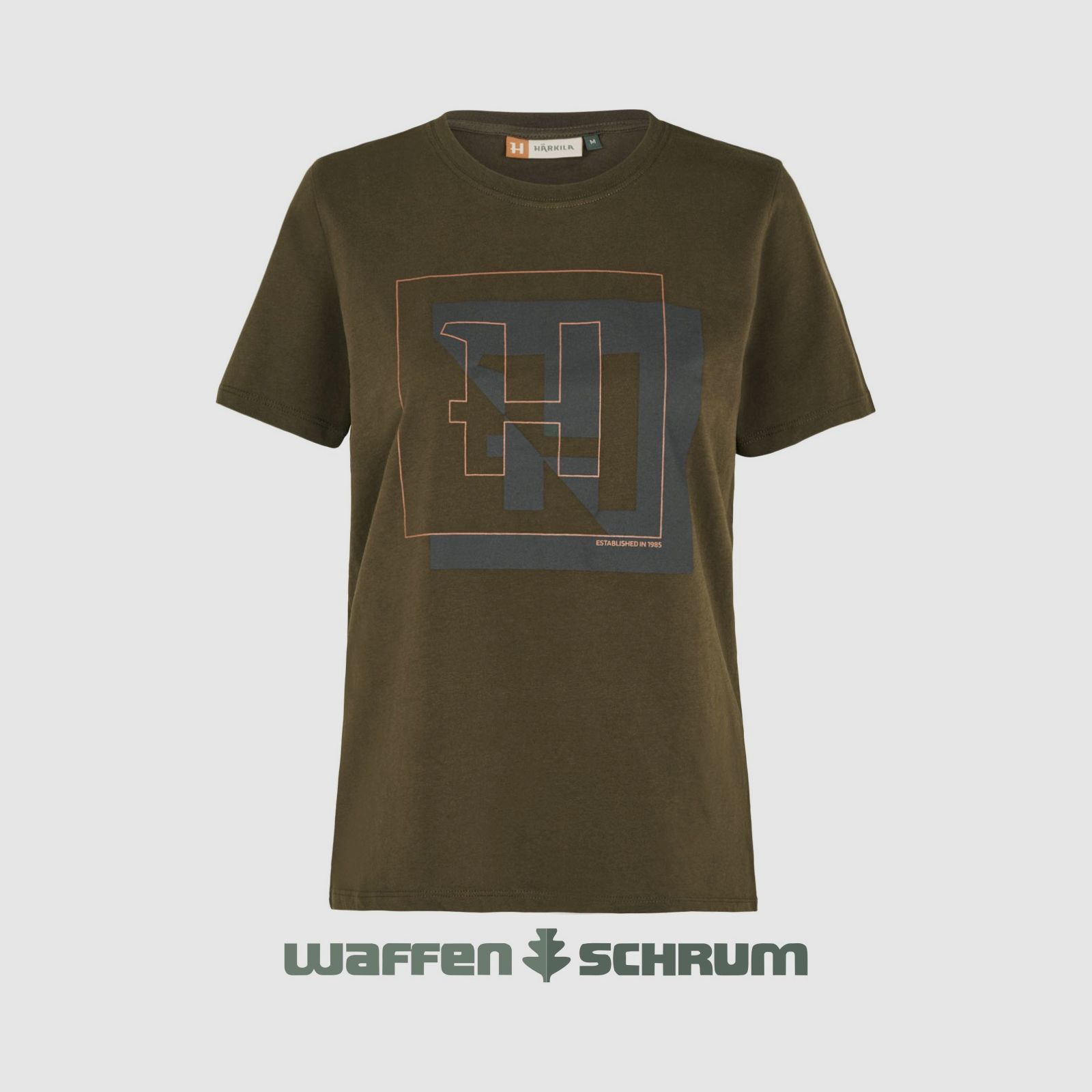 Härkila T-Shirt H-Logo Willow Green