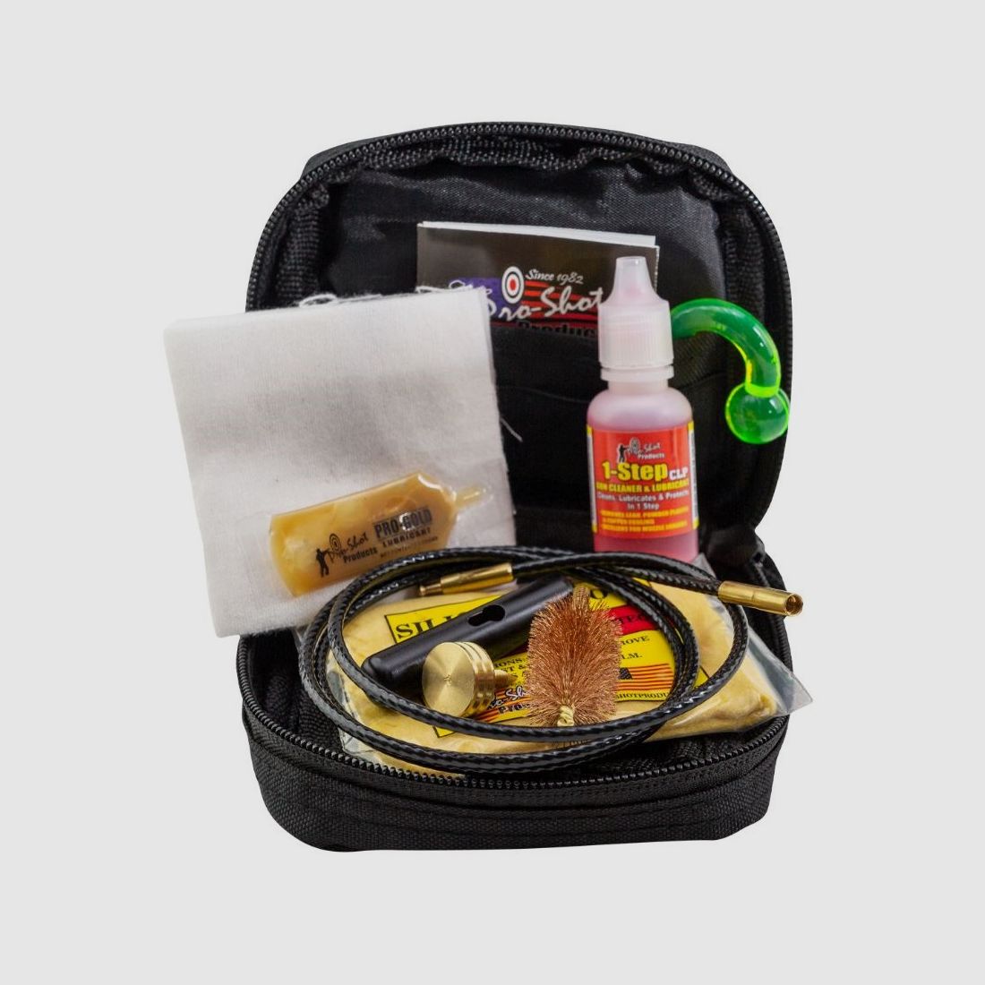 Juego de limpieza bolsa negra escopeta 12GA