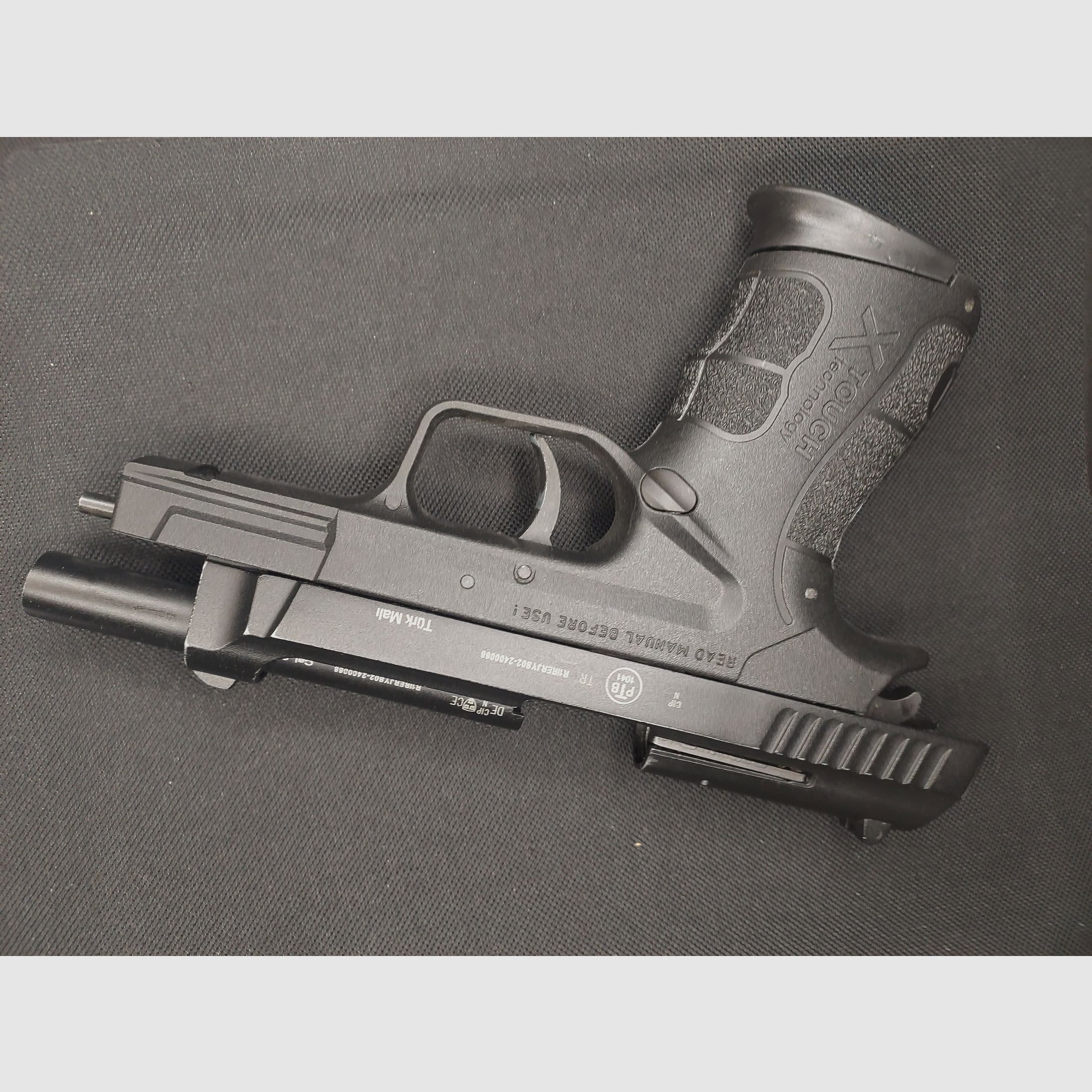 Retay X Pro Schreckschuss Pistole 9mm P.A.K. brüniert (PTB 1041) 