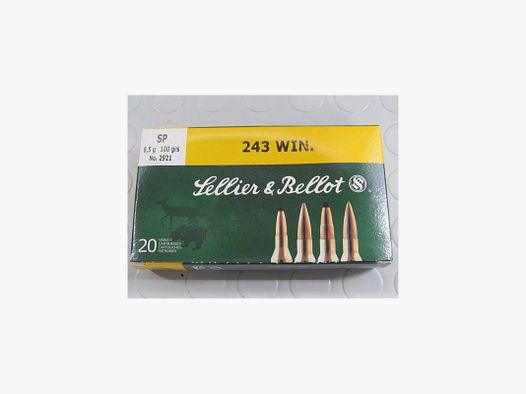 S&B CARTUCHOS CAL 243 WIN SP 100 GR