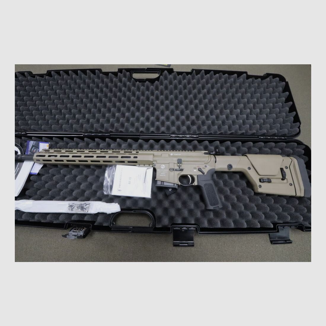 Schmeisser AR 15 DMR Schmeisser AR 15 DMR FDE 18" barrel length