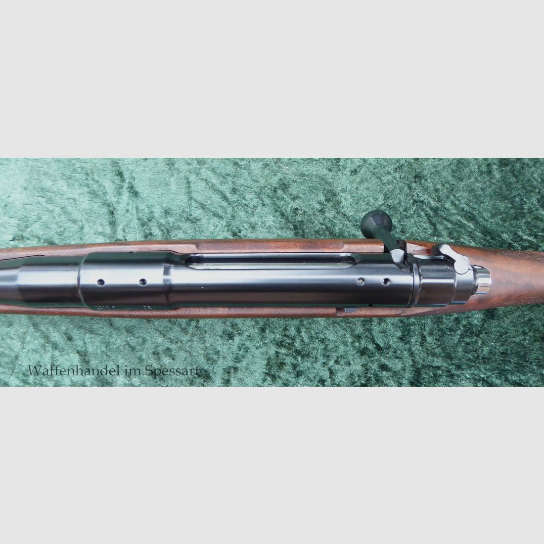 Repetitiegeweer Heym SR21, met klassieke kolf. Kal..308Win. Als nieuw.