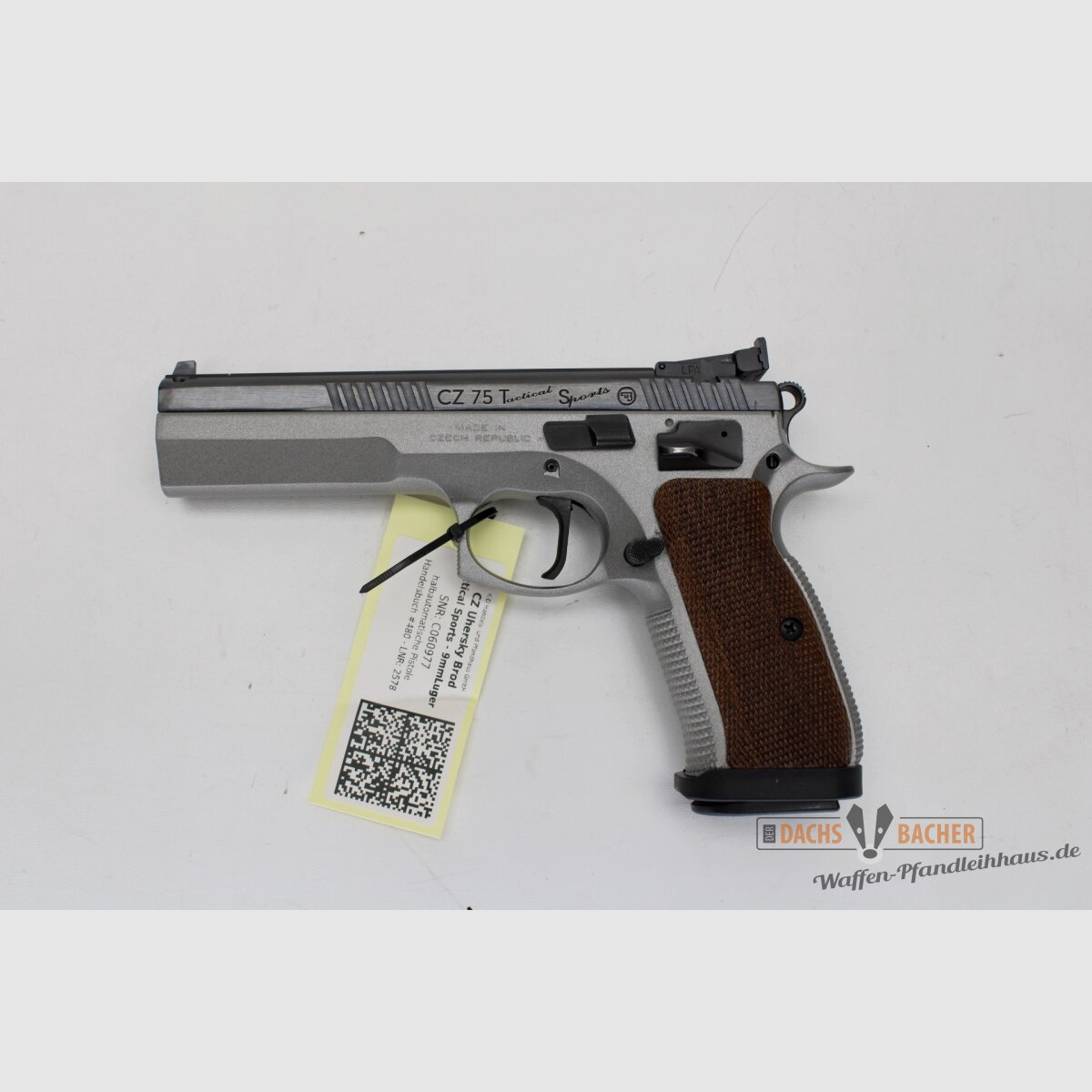 Pistole CZ 75 TS Tactical Sports Bi-Color Kal. 9 Para Neuwertig WB2578