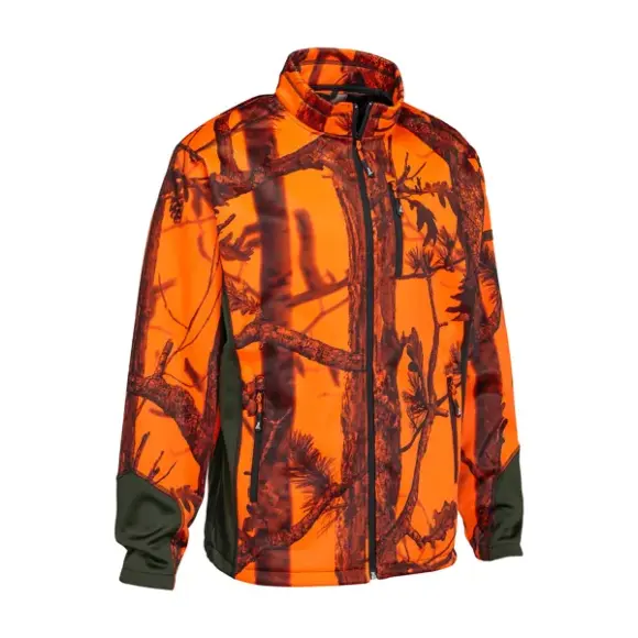 Percussion Zip Sweatshirt Ghostcamo Black and Blaze, image 1 of 2