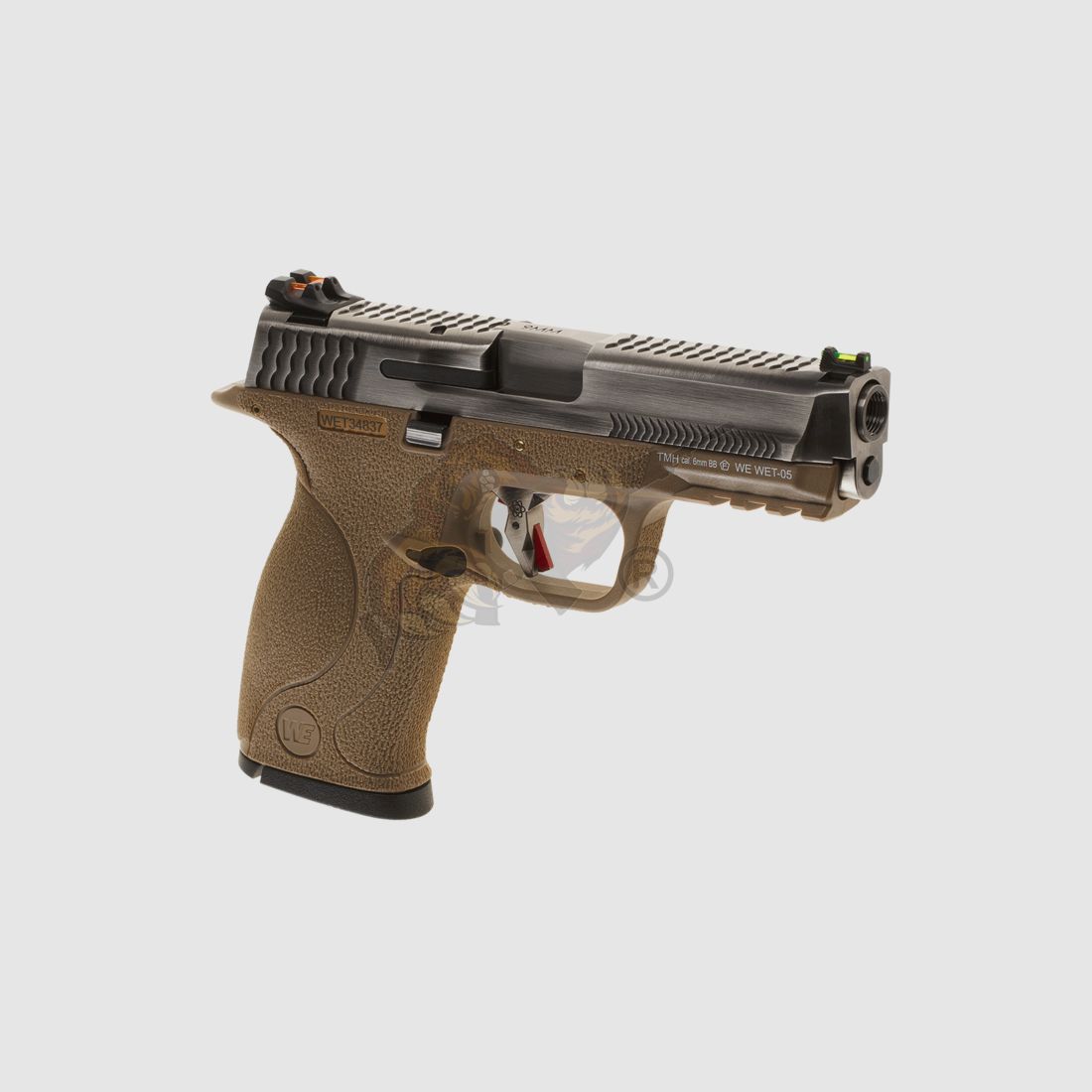 WET-05 SV Silber Barrel Metall Version GBB in Tan