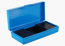 MTM Kleinkaliber Wedstrijddoos SB-200-20 blauw met klep voor 100 patronen .22 LR