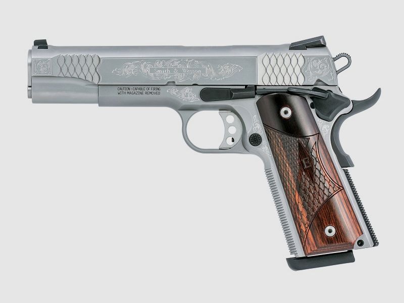Pistole S&W 1911 E-SERIES GRAVE Kal. .45 ACP, Bild 1 von 5