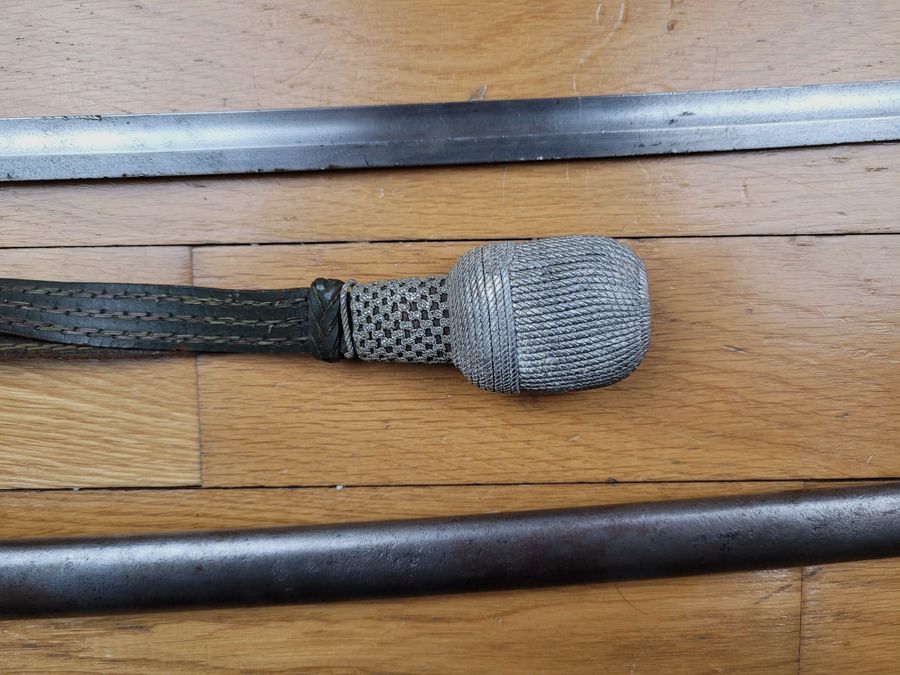 Niemiecki szabel oficer – Model z głową lwa – 1939-1945 – Piękne wykonanie – BE, zdjęcie 3 z 13