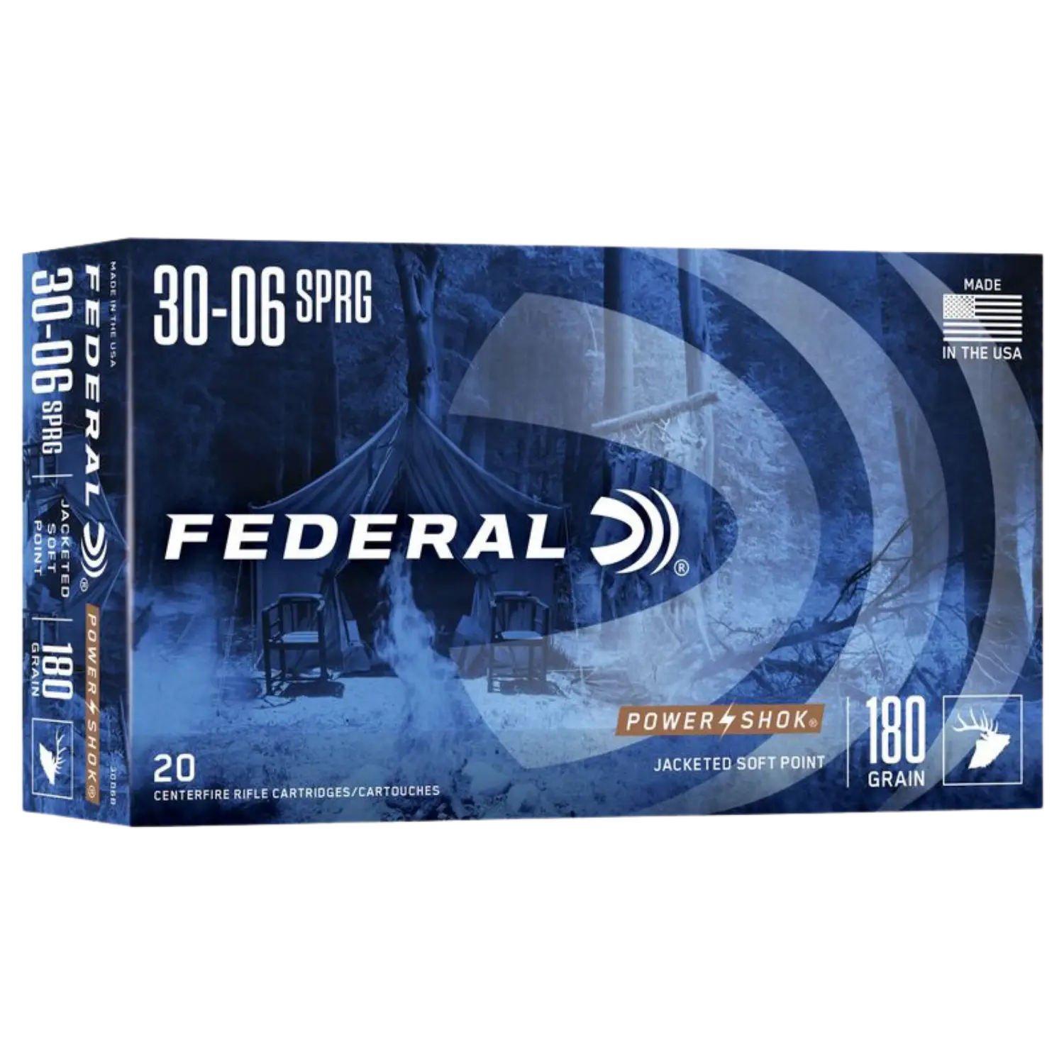 Federal TLM Power Shok .30-06Spr 180gr 20 Schuss
