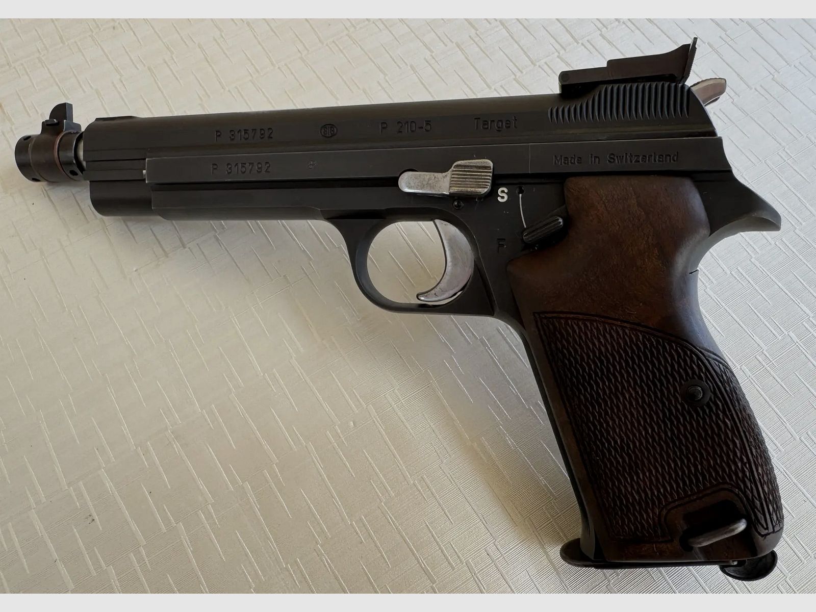 <SIG P210-5 Target pistol – 150 mm barrel | caliber 9 mm Luger>