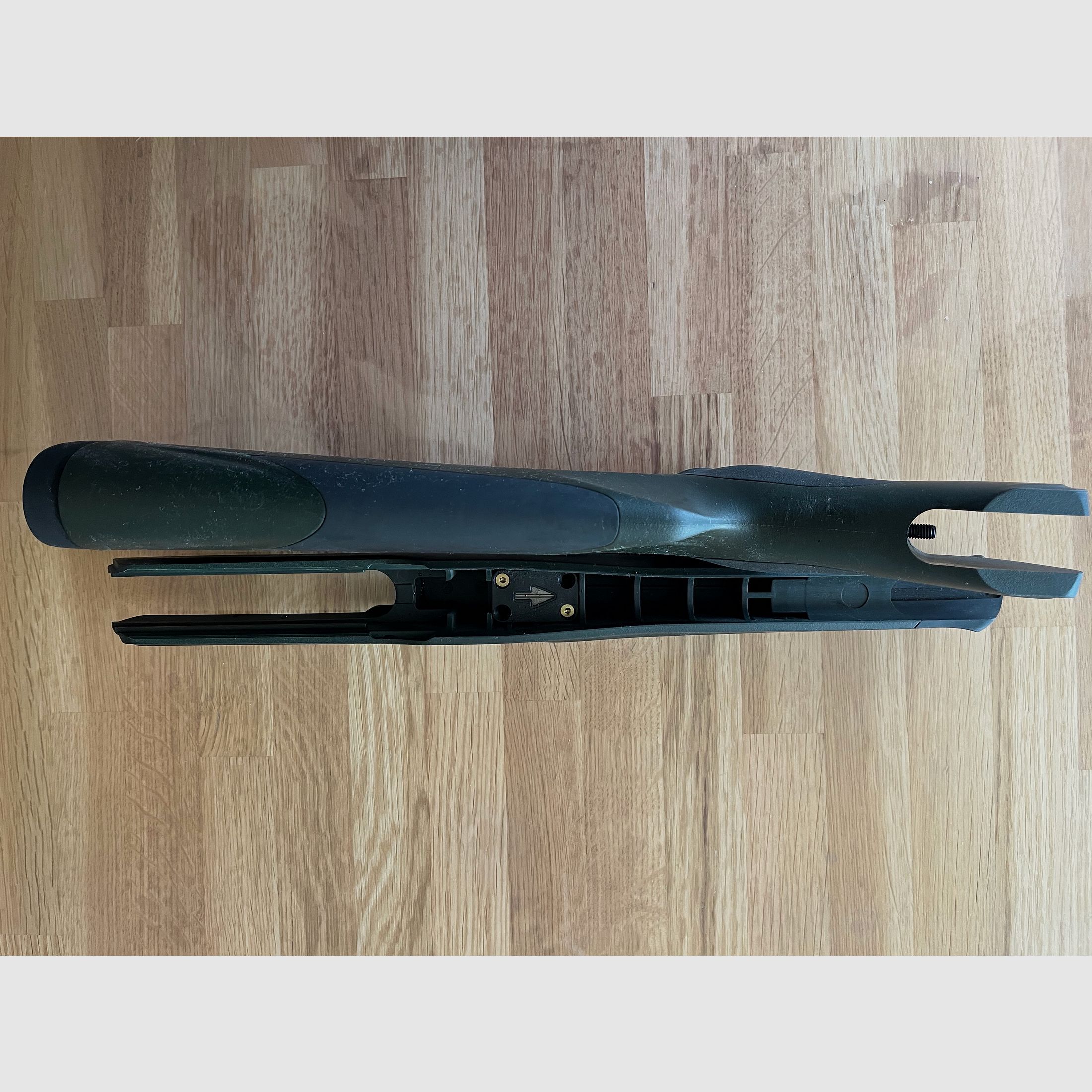 Sauer 404  vorder- u.hinter Schaft Kunststoff grün
