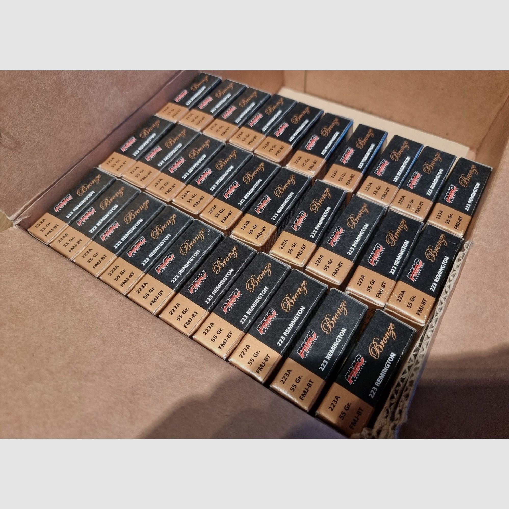 Munición .223 Remington 55gr FMJ - varios fabricantes - S&B Magtech IMI PMC PPU Lapua GGG Norma etc.