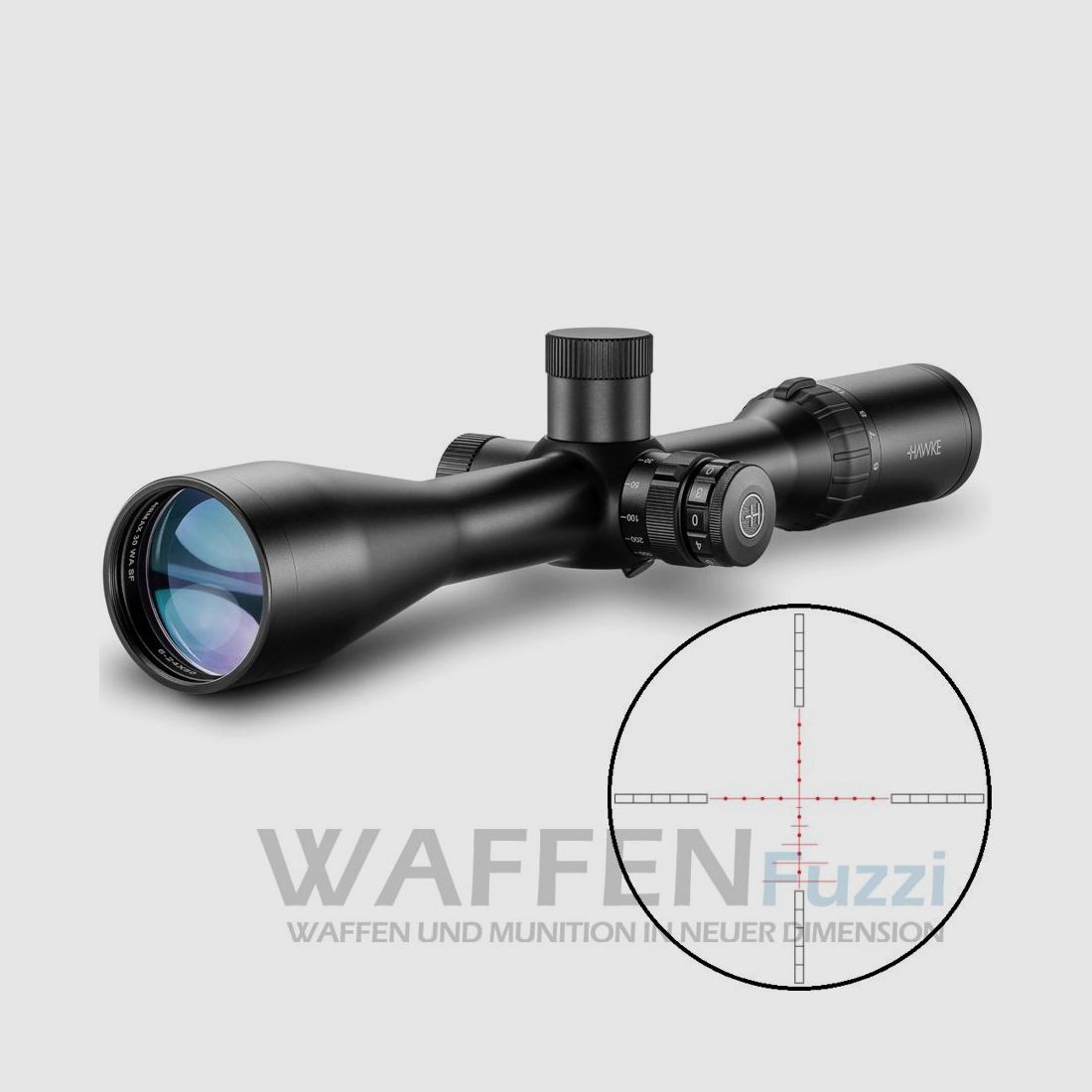 Hawke Airmax 30 WA 6-24x50 SF beleuchtetes AMX Absehen