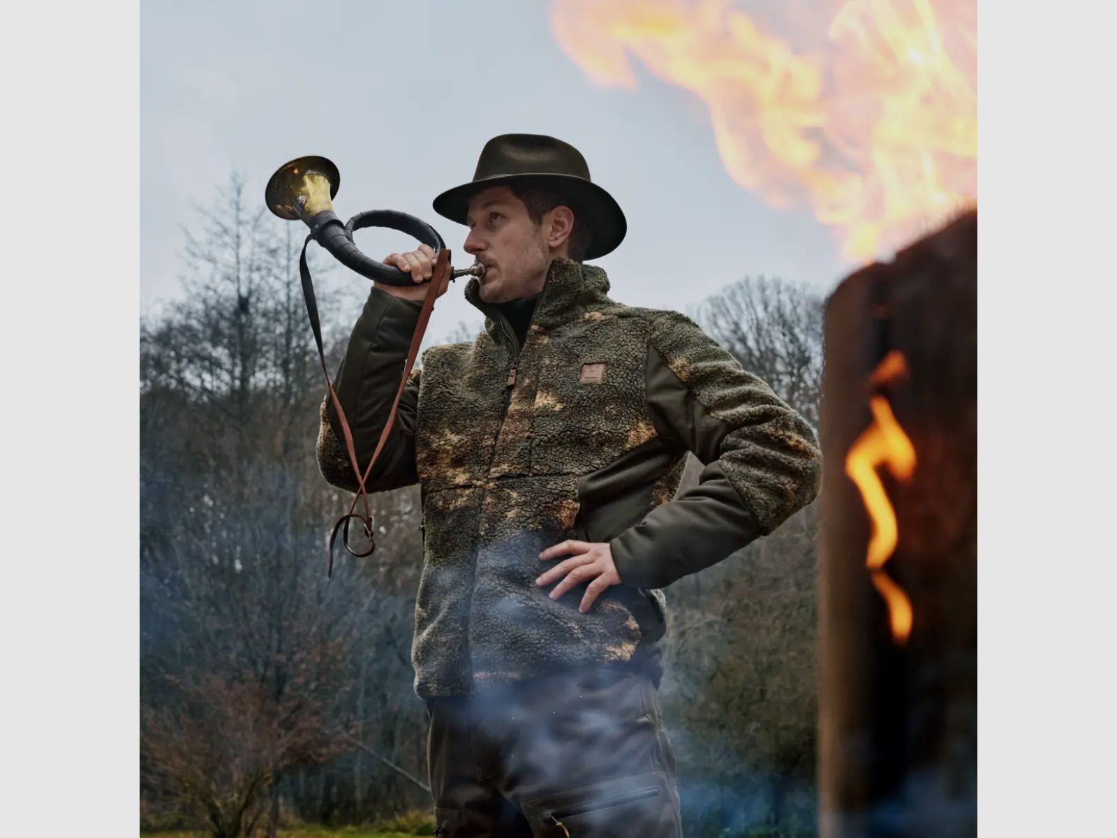 Chaqueta Härkila Tyst Camo Aislada