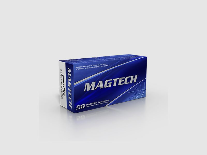 Magtech 9mm Luger 124GR FMJ 50 Patronen