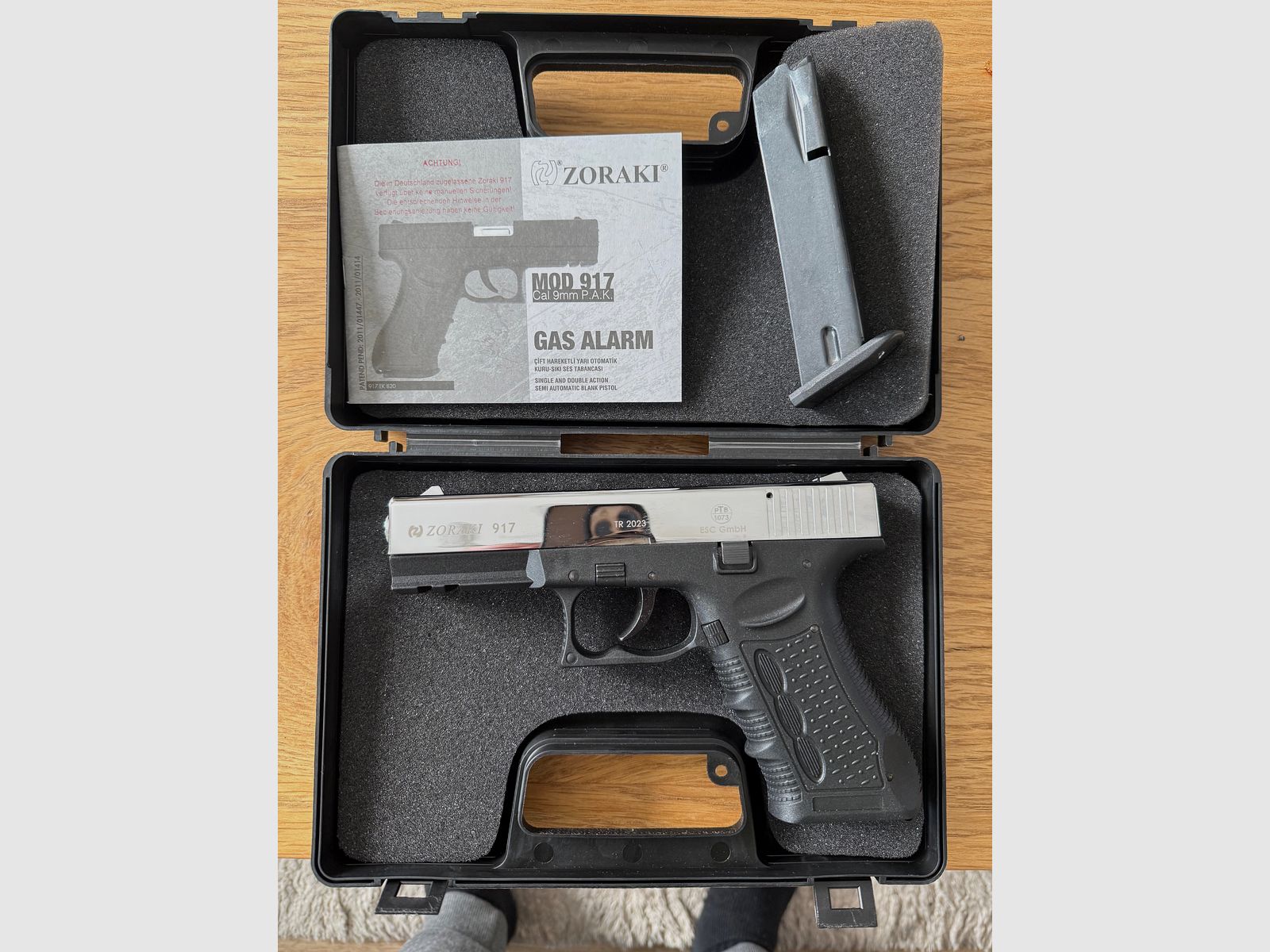 Zoraki 917 Crom/ negro 9mm P.A.K