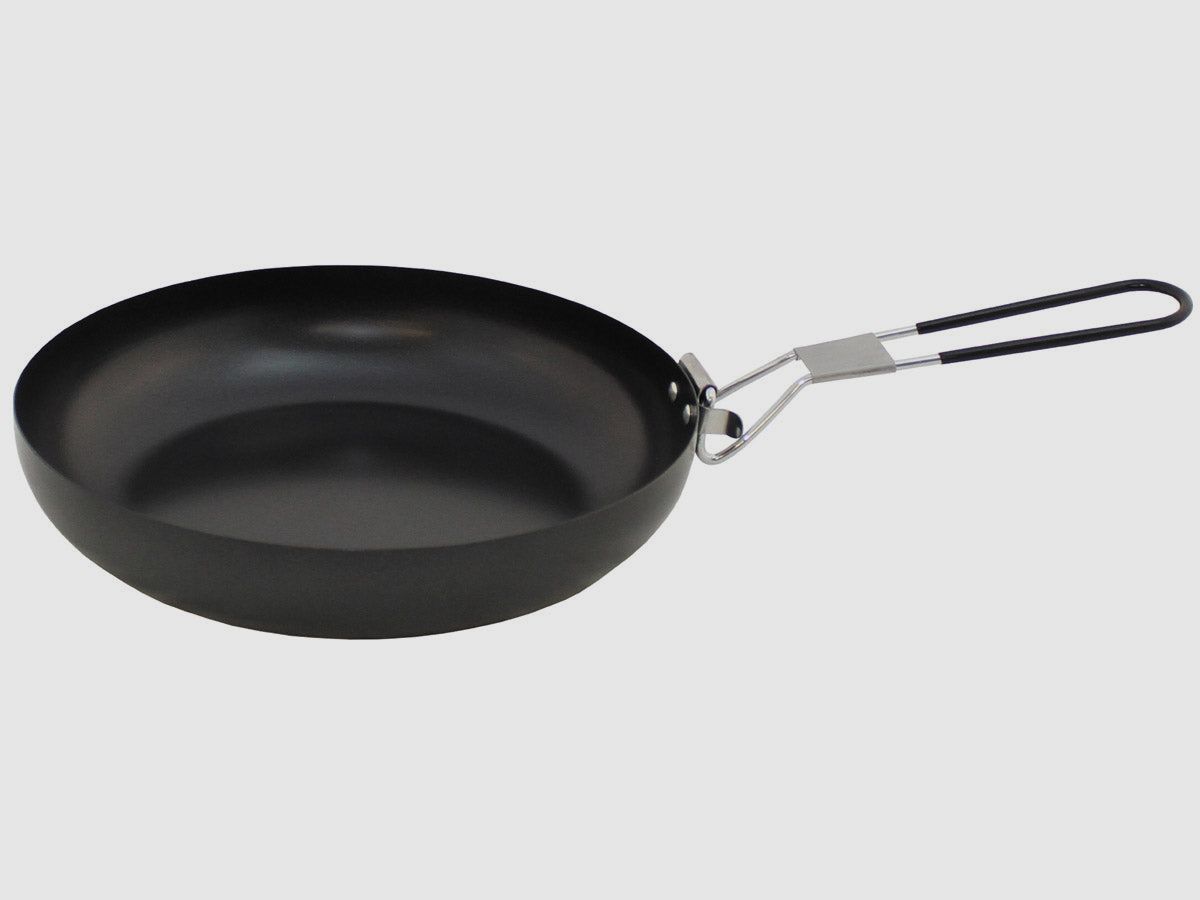 Frying pan, with folding handle, small