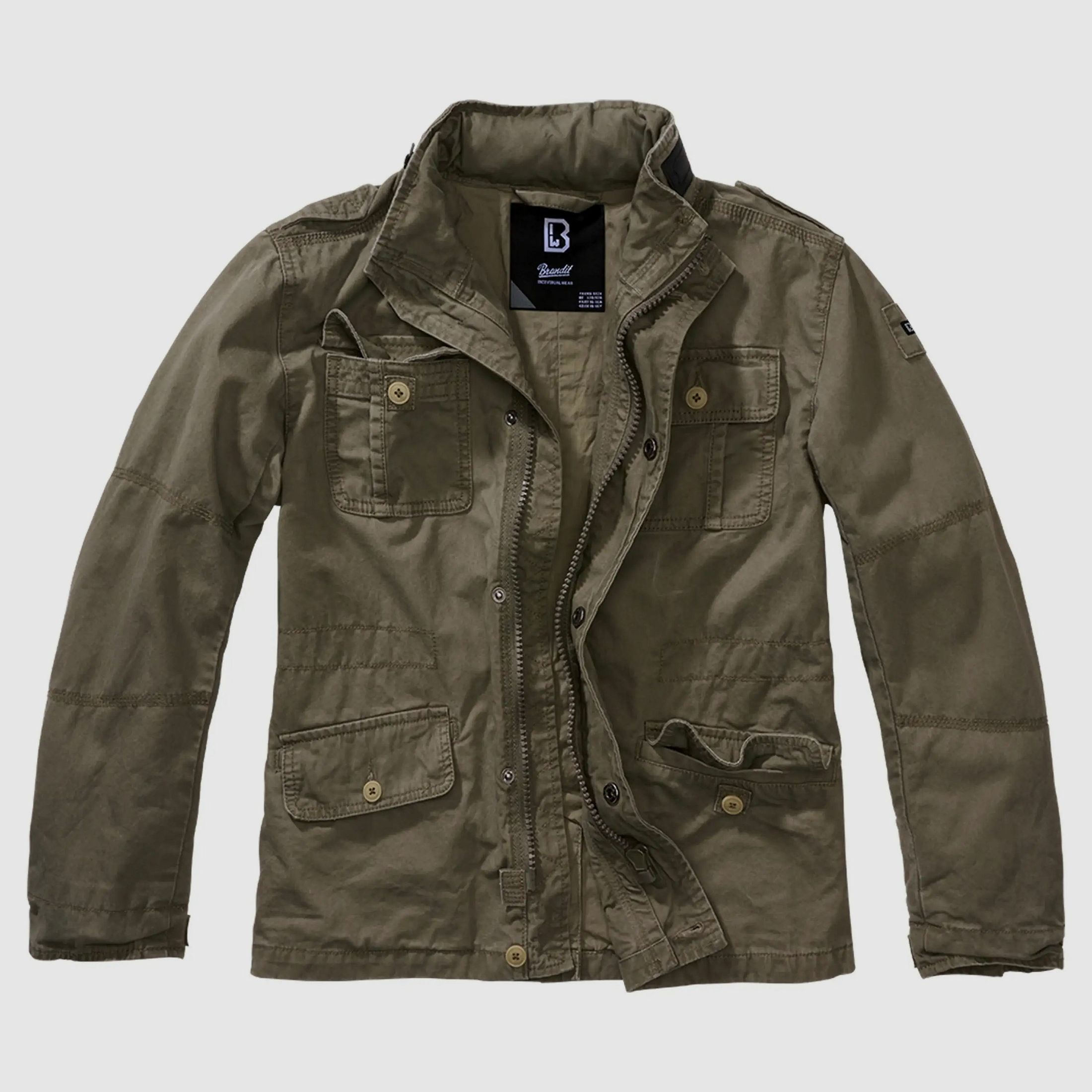 Brandit Kids Jacket Kids Britannia Jacket - Olive / 122/128