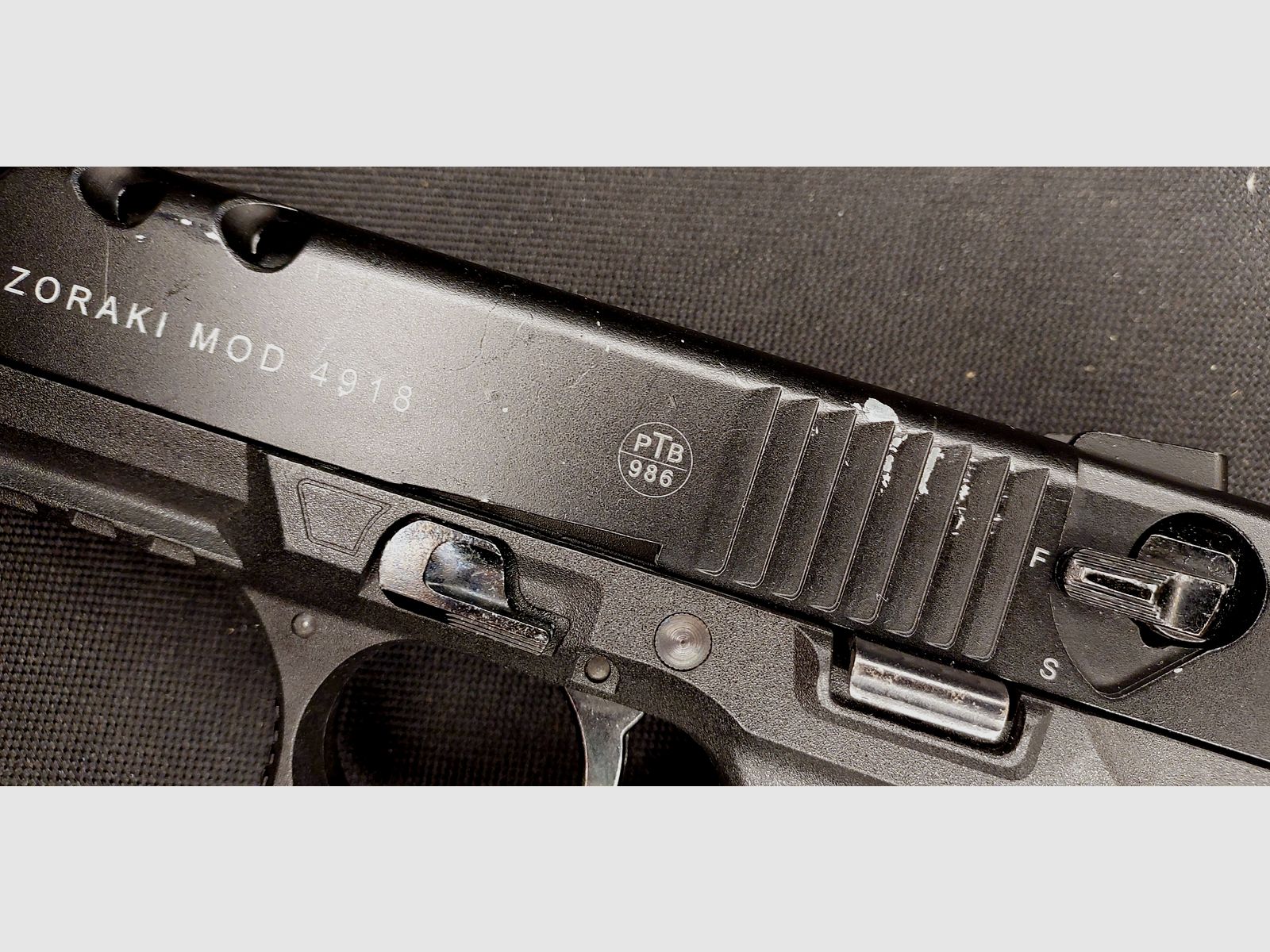 Zoraki 4918 9mm P.A.K. (alte PTB 986)