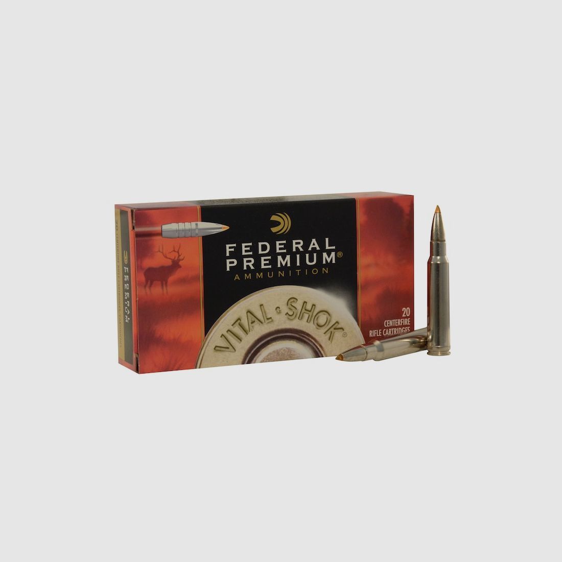 Federal Premium Trophy Bonded Tip .338 Win. Mag. 200GR 20 Patronen