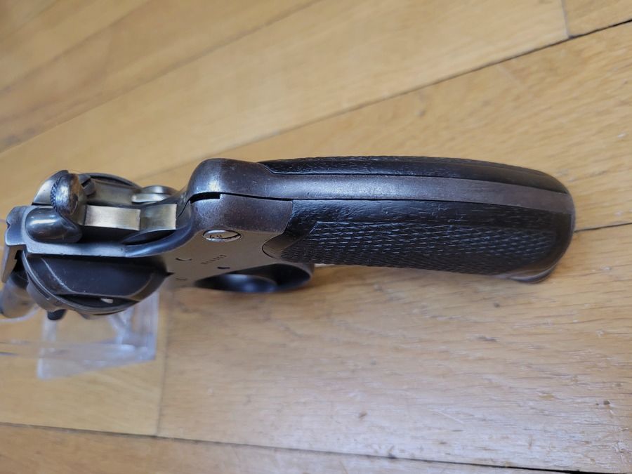 Sehr schöner Offiziersrevolver Modell 1874 – Vollständig monomatrikulierte Waffe – MAS von 1877 – Sehr schöner Lauf – Mechanisch einwandfrei – Ausgezeichneter Zustand!, Bild 13 von 23