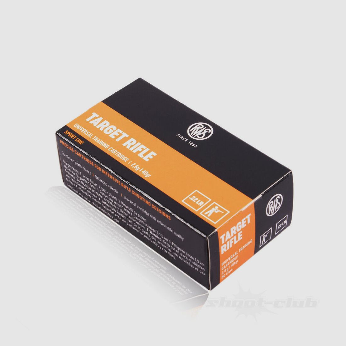 RWS Target Rifle LRN 40grs 50St .22lr