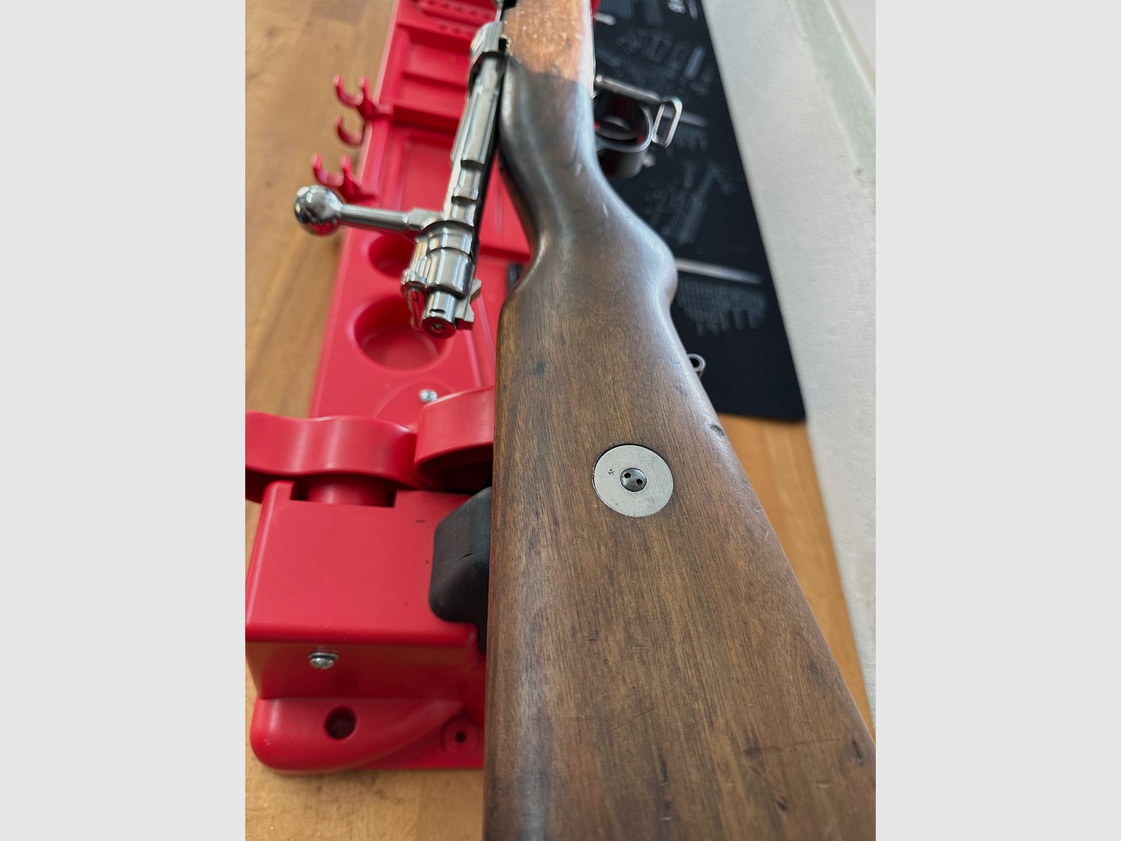 Steyr Mannlicher Modelo 1912 – Kal. 7x57 – Top Sammlerzustand mit Wappen, Bild 8 von 19