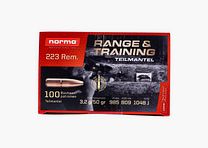 Norma Range & Training Kal. 223 Rem. - 3,2g / 55gr (100 Stück)