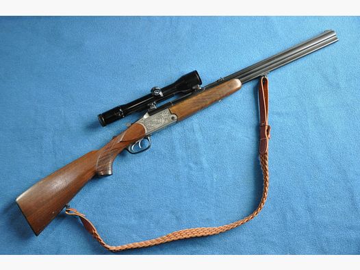 SCHÖNE BLASER BOCKBÜCHSFLINTE 7x57R 12/70 MIT ZF ZEISS