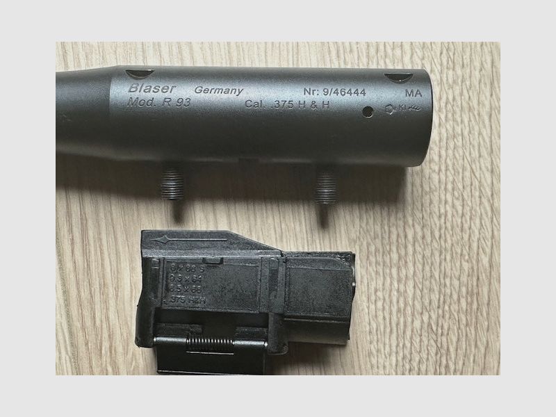Blaser R93 gebrauchter Wechsellauf im Magnumkaliber 375 H&H mit Magazineinsatz