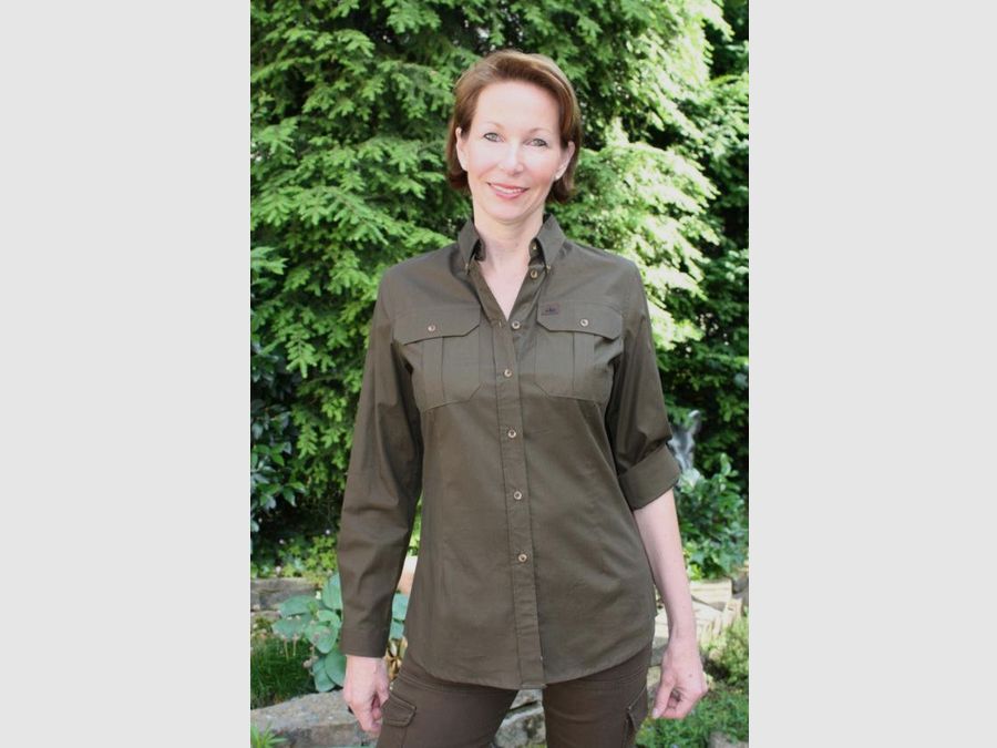 Foresta Stretchbluse 42 Olive