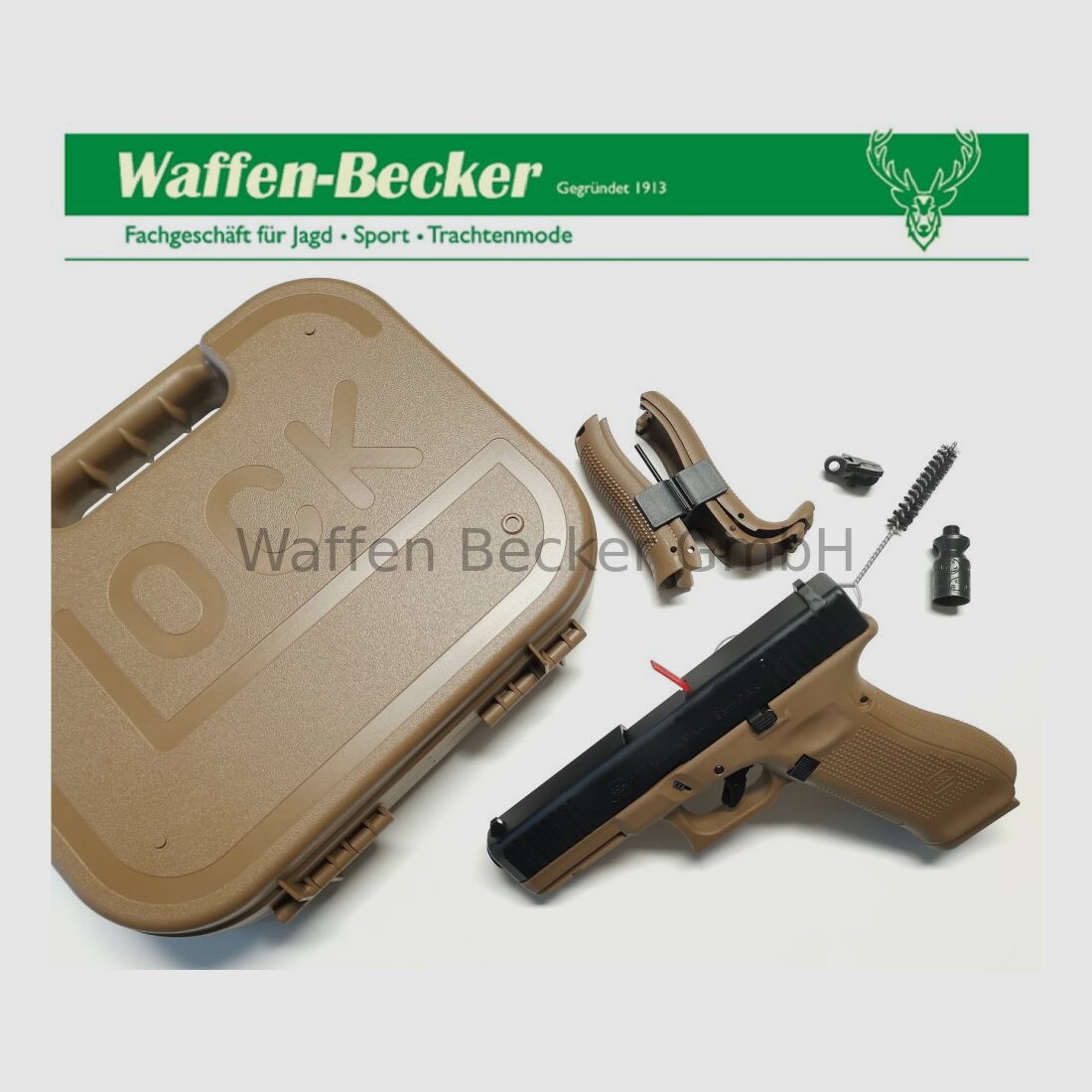 Glock 17 Gen.5, 9mm P.A.K. Black-Coyote French Edition (limitiert!)