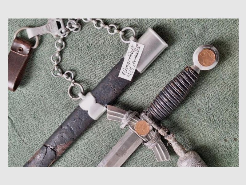 !!! ZUM LETZTEN MAL !!! Borddolch Original (Luftwaffe)