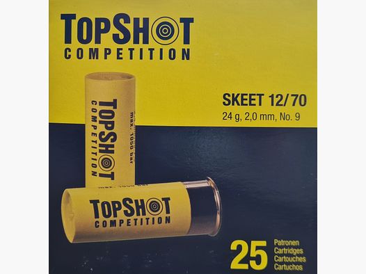TopShot Competition Skeetpatronen 12/70 24g 2,0mm