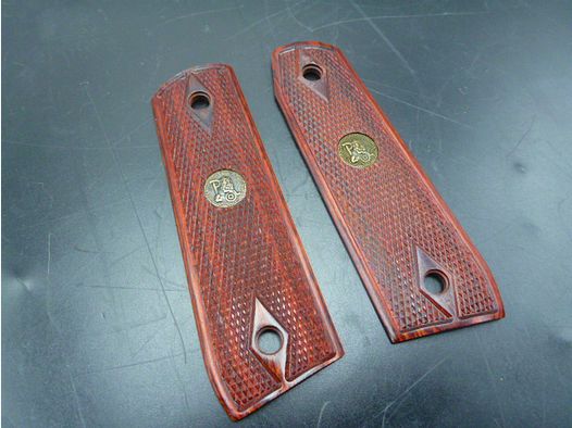 Okładziny do Ruger 22/45 Checker z różanego drewna
