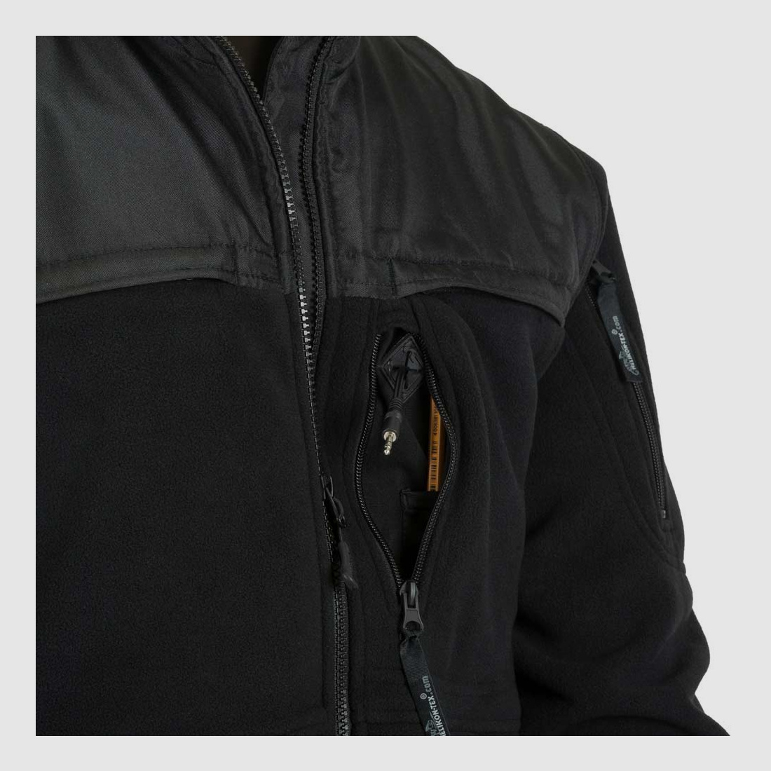 HELIKON-TEX DEFENDER DUTY FLEECE JACKE SCHWARZ