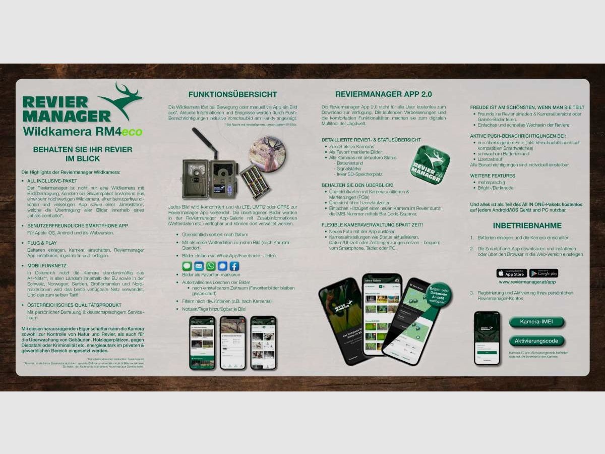 Reviermanager RM4eco (camouflage) Wildkamera, Bild 3 von 5