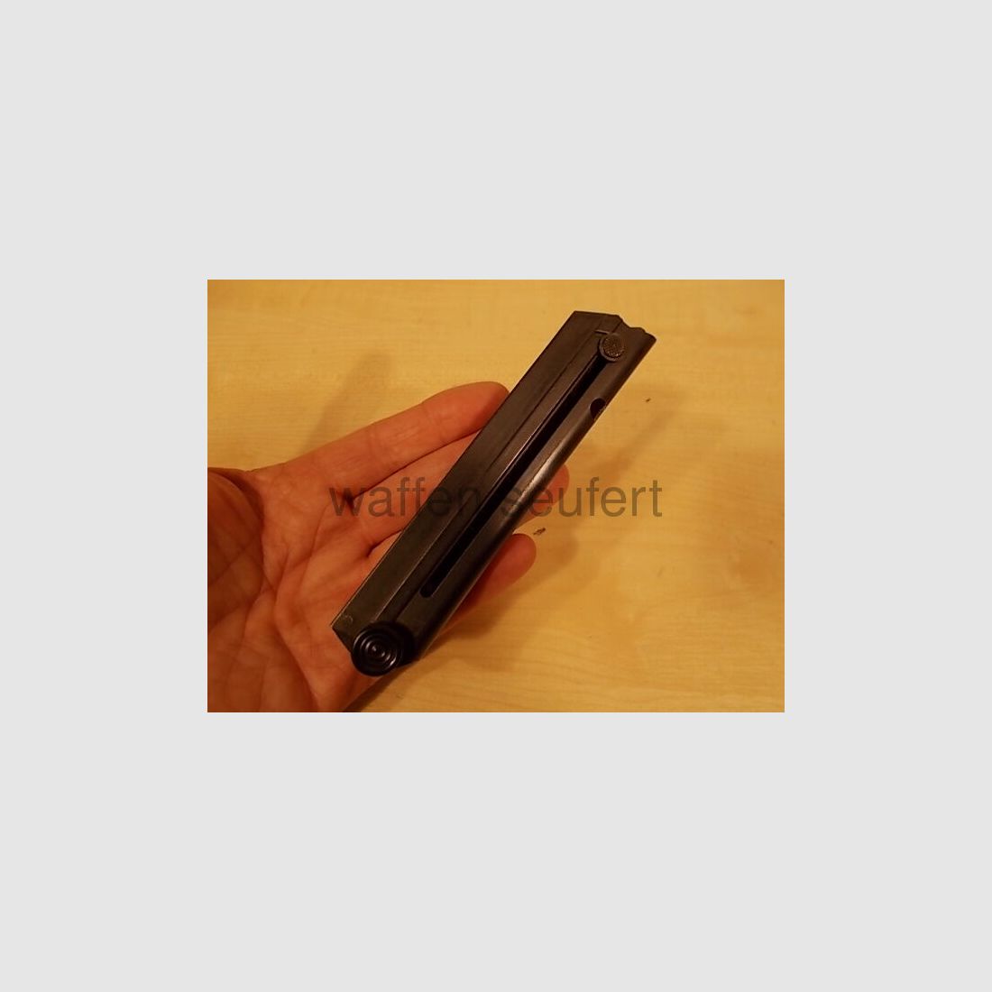 08 Magazin Blech 9mmLuger Gebraucht 1-gepflegt sehr gut