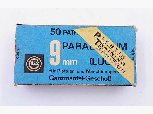 Geco - Fürth munición para pistolas 9mm Luger/Parabellum/9x19