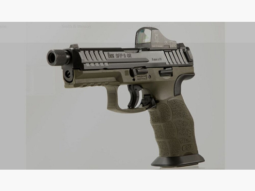Pistola HK SFP9-SD lista para óptica (9 mm / verde nato)