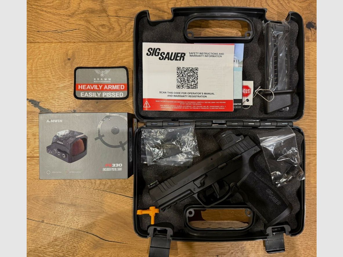 SIG SAUER P322 Black HV with Aimwin PE330