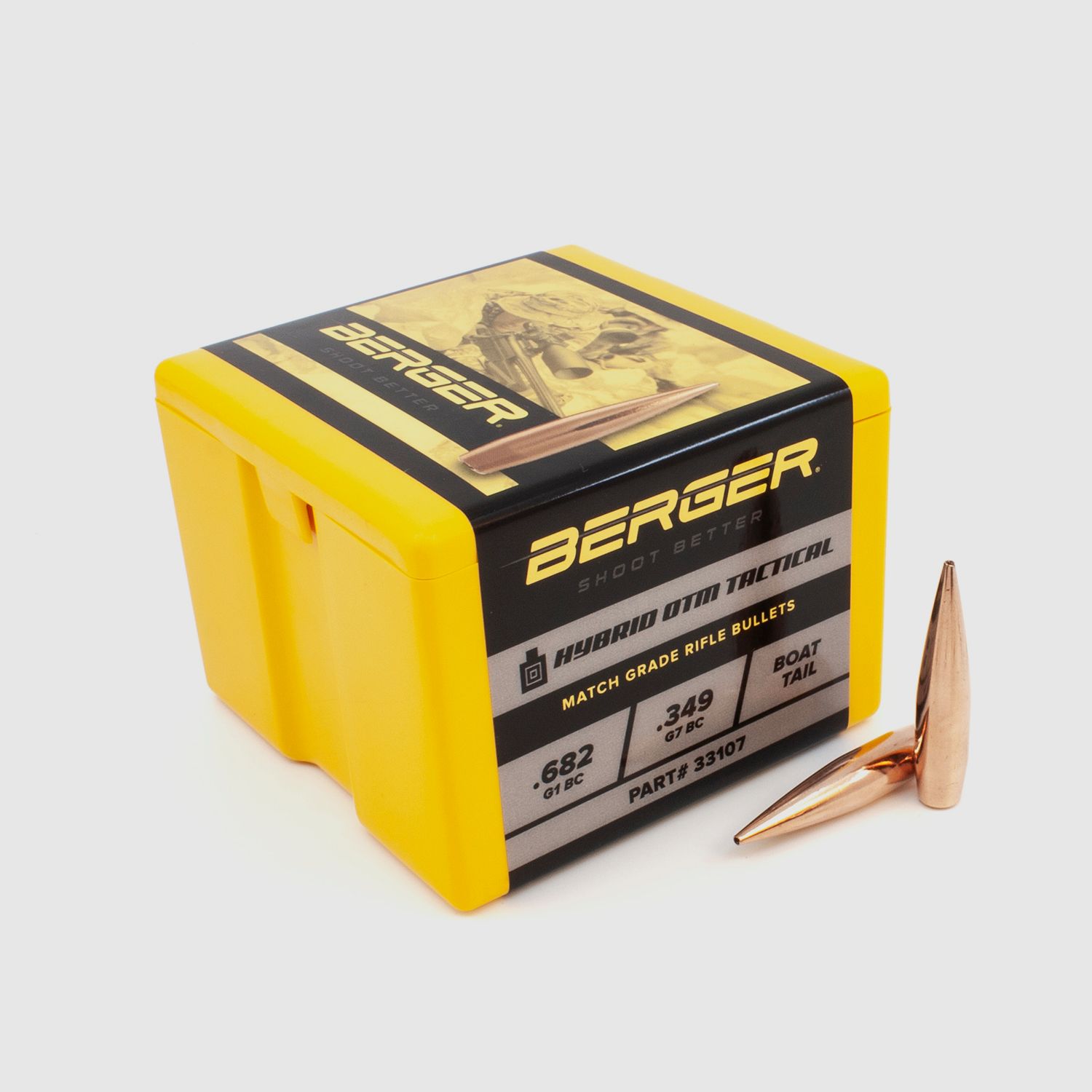 Berger Geschoss .338 Hybrid OTM Tactical 250GR 100 Stück