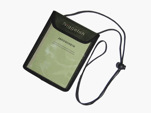 Niggeloh 406600486 étui pour permis de chasse Cordura Olive