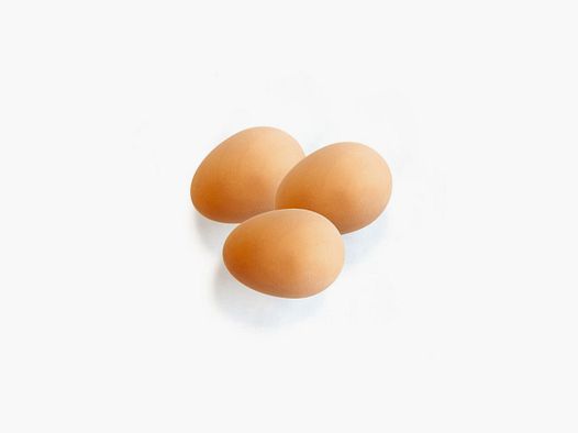 3 uova di gomma per gallina CHICK'A