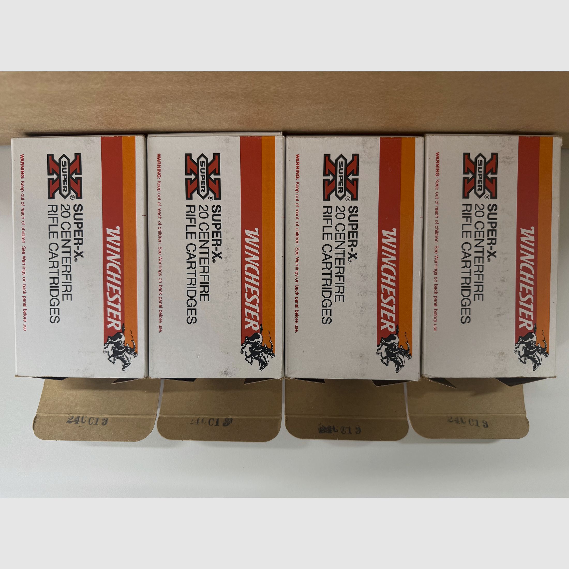 .458 Win Mag cartridges - Super X - 80 cartridges from one lot, afbeelding 2 van 3