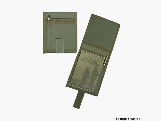 MIL-TEC – NOTITIEBOEK EN POTLOOD/ PEN HOUDER